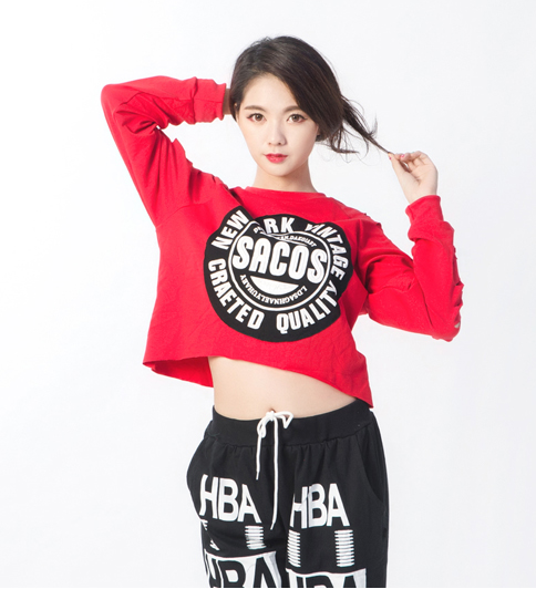 Unique 242 소매절개 크롭티~^^*
