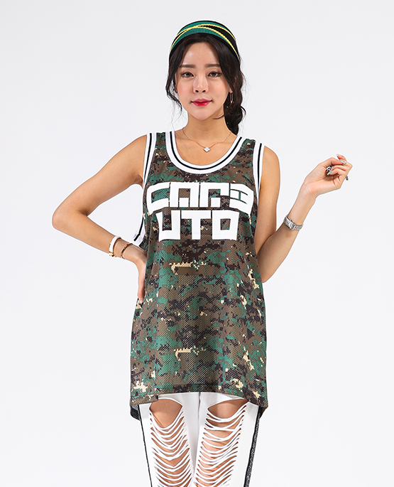 Unique 648 카모 눈꽃 매쉬나시