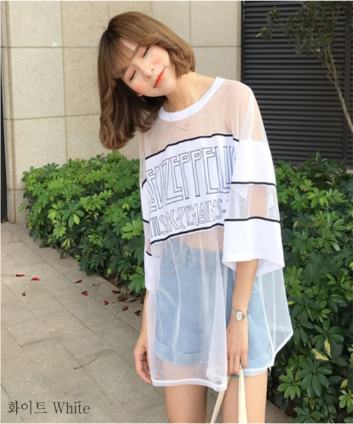 Unique 354 엘이디 제플린 망사티