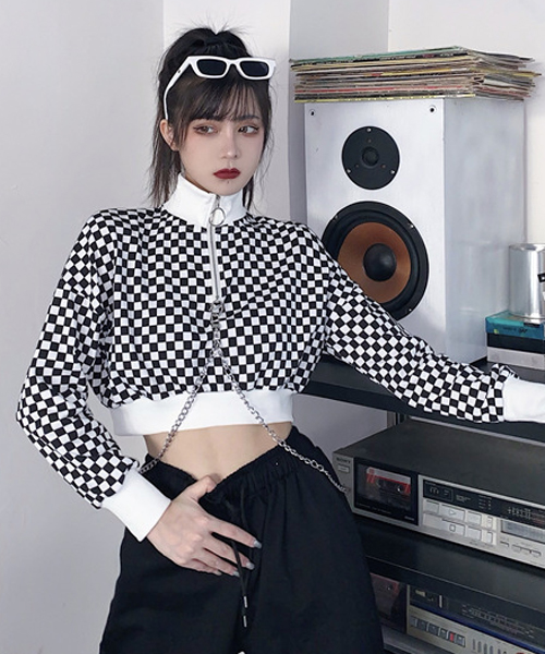 Unique 793 레이싱걸 크롭티~