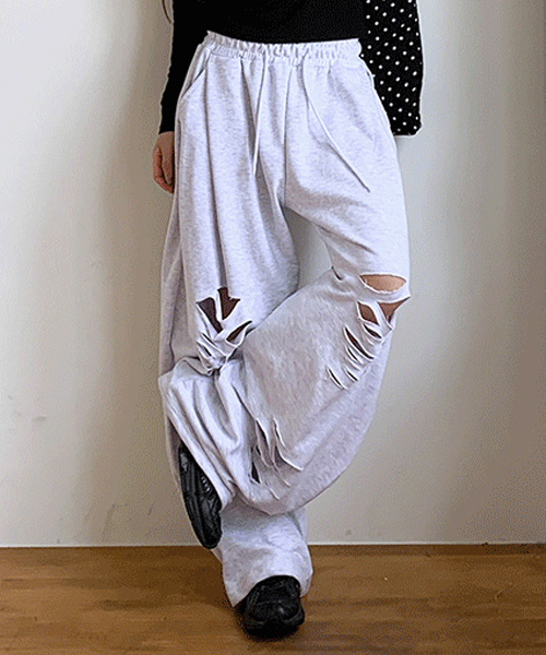 Unique1508 쭈리 구제 와이드팬츠