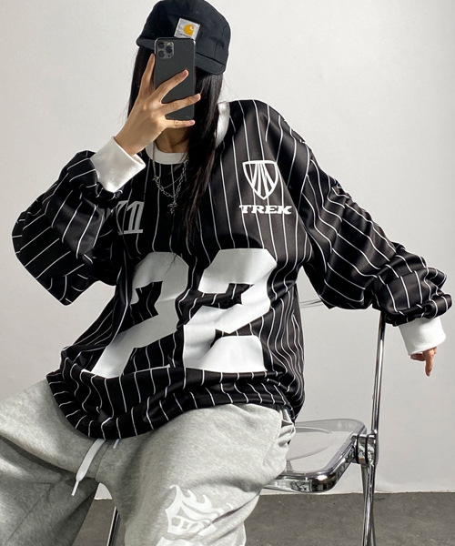 Unique1510 22스트라이프 져지티~