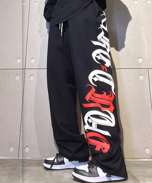 Unique1518 고딕나염 루즈팬츠~