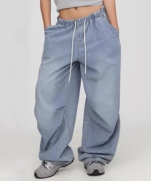 Unique1519 네이쳐 스트릿 와이드팬츠~