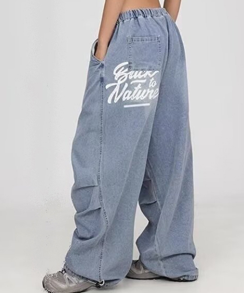 Unique1519 네이쳐 스트릿 와이드팬츠~