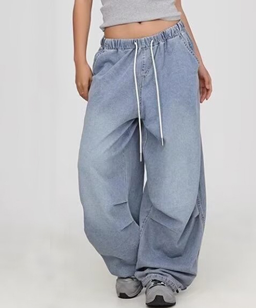 Unique1519 네이쳐 스트릿 와이드팬츠~