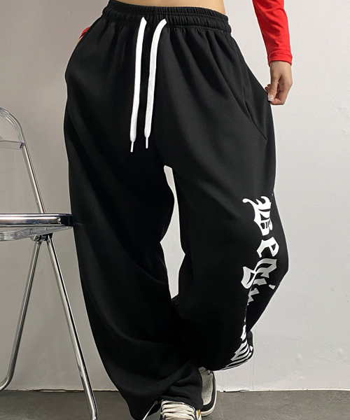 Unique1524 투고딕 스트링팬츠~