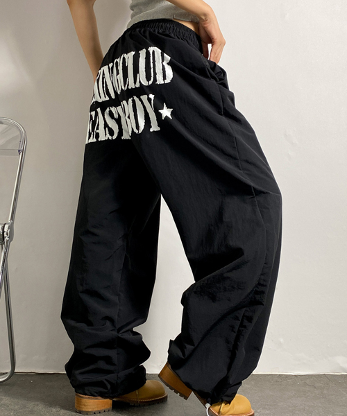 Unique1530 복싱클럽 우븐스트링팬츠