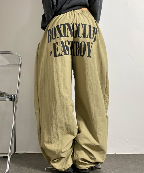 Unique1530 복싱클럽 우븐스트링팬츠
