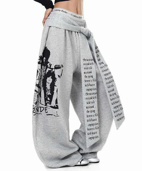 Unique1544 헤비메탈 끈팬츠~