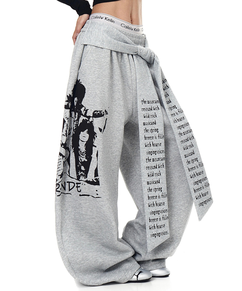 Unique1544 헤비메탈 끈팬츠~