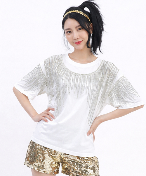 Unique1545 엔젤 핫피스 반팔~